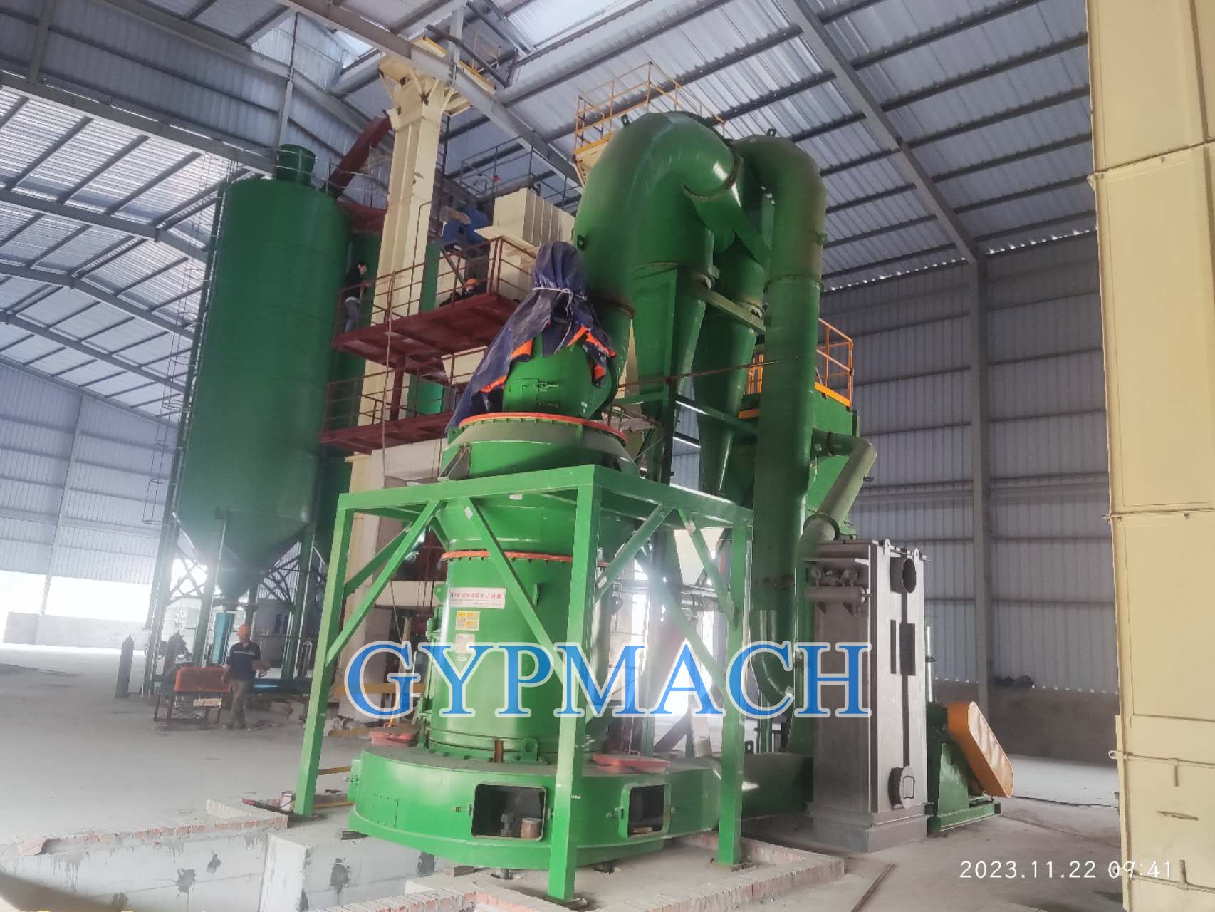 Vietnam 30000T Per Year Gypsum Power Line under installation (3).jpg