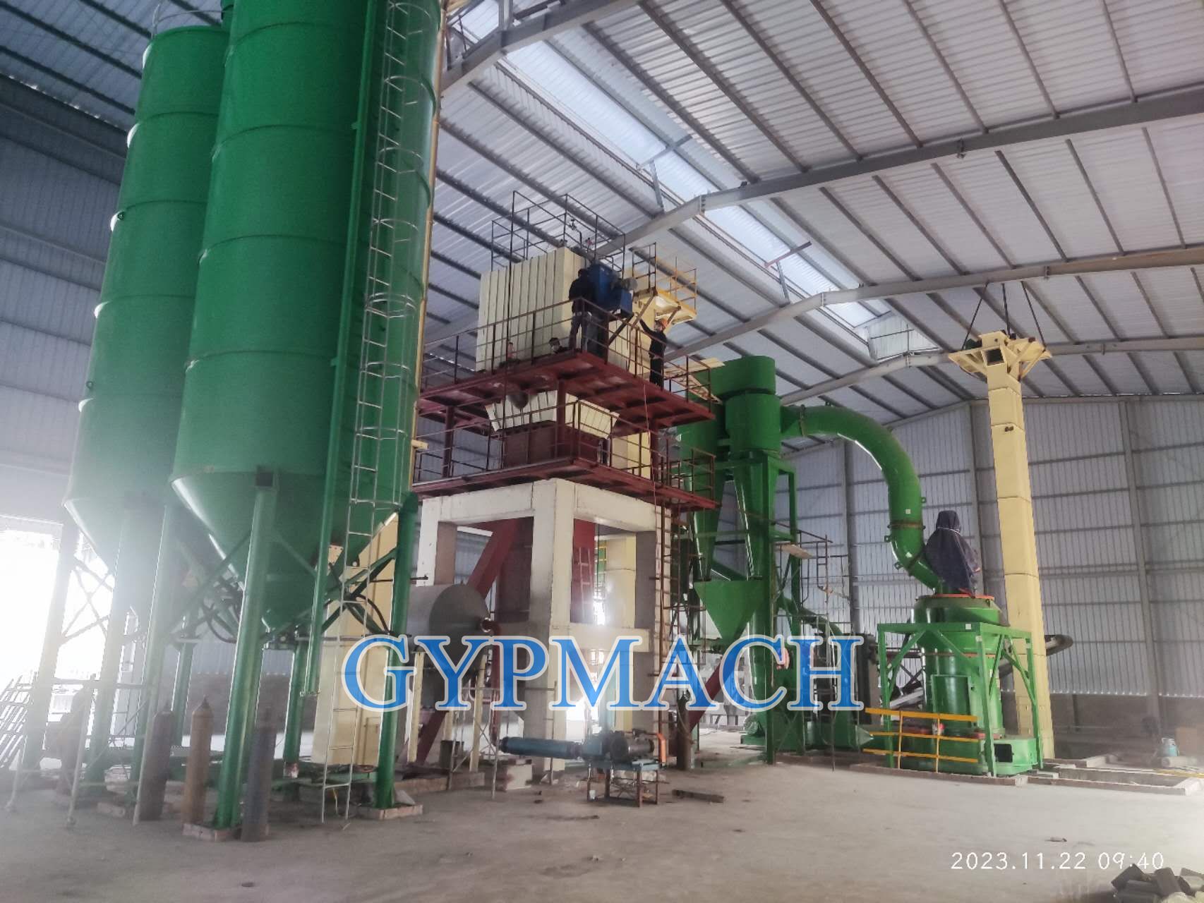 Vietnam 30000T Per Year Gypsum Power Line under installation (4).jpg