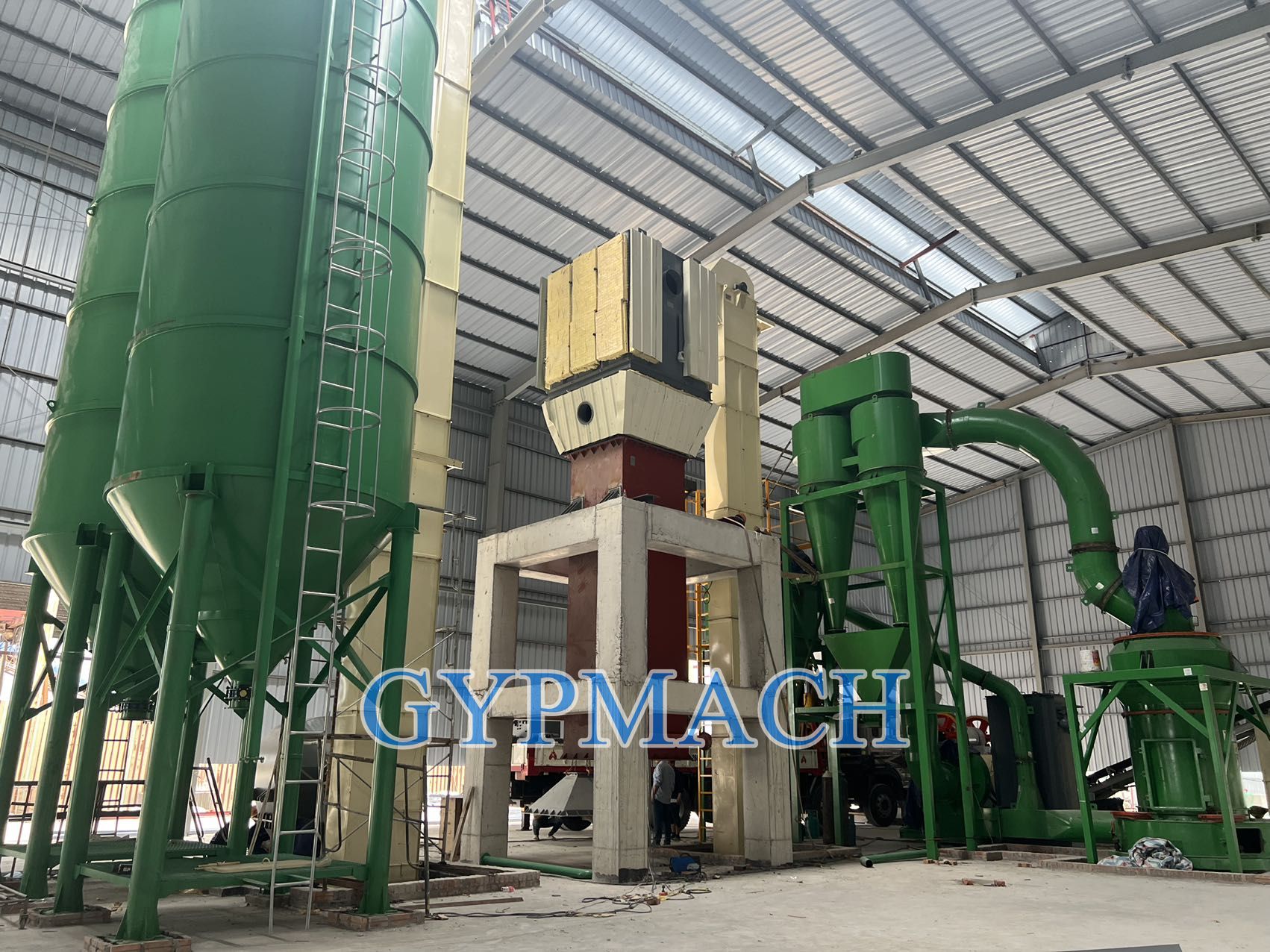 Vietnam 30000T Per Year Gypsum Power Line under installation (5).jpg